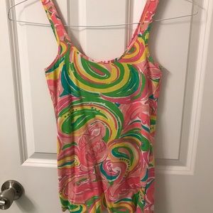 XXS Lilly Pulitzer Flamingo Tank Top
