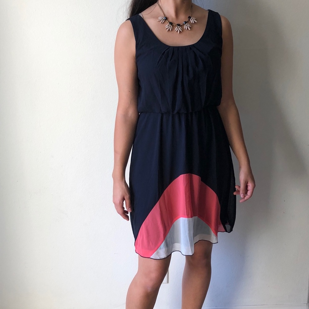 Enfocus Studio Navy Blue Dress