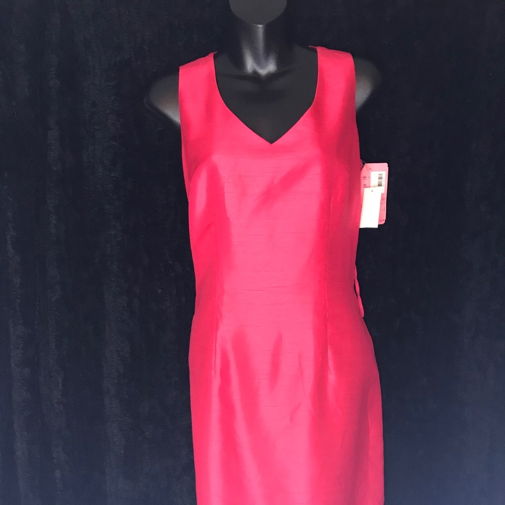 Pink 2 Piece Dress Set With Detailed Beaded Dress