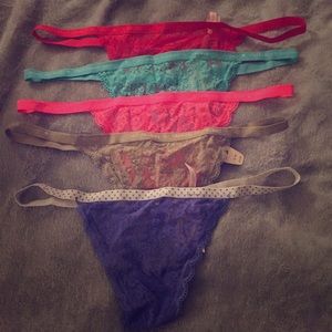 5 VICTORIA SECRET PANTIES