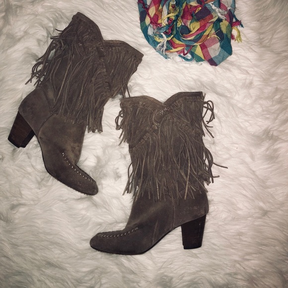 👢SEVEN 4 ALL MNKND CADDIE FRINGE BOOTS👢 - Picture 2 of 5