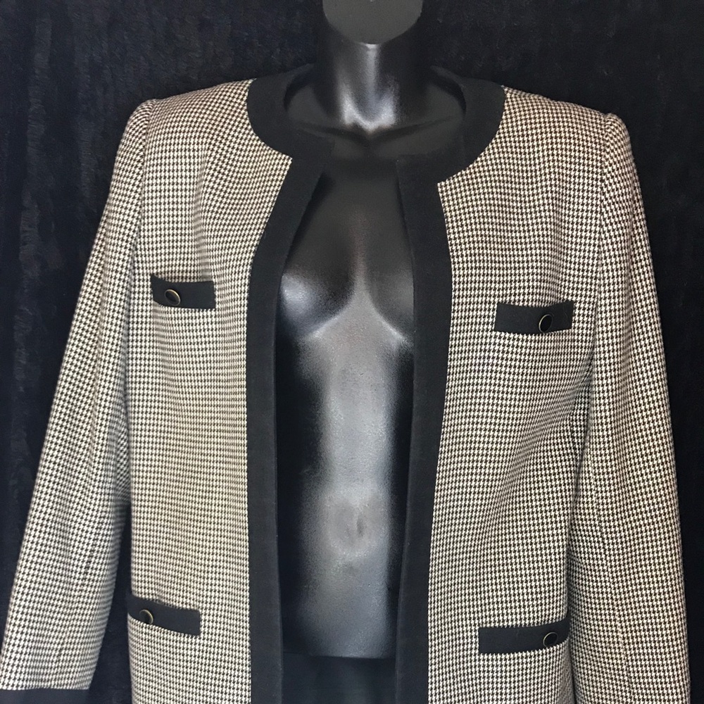 Black And White 4 Pocket Blazer