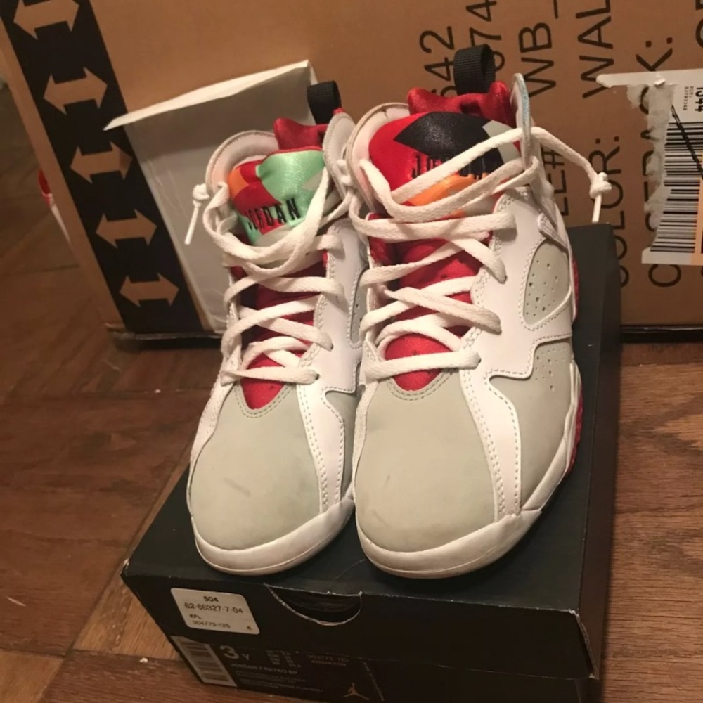 Air jordan retro 7 hare kids size 3