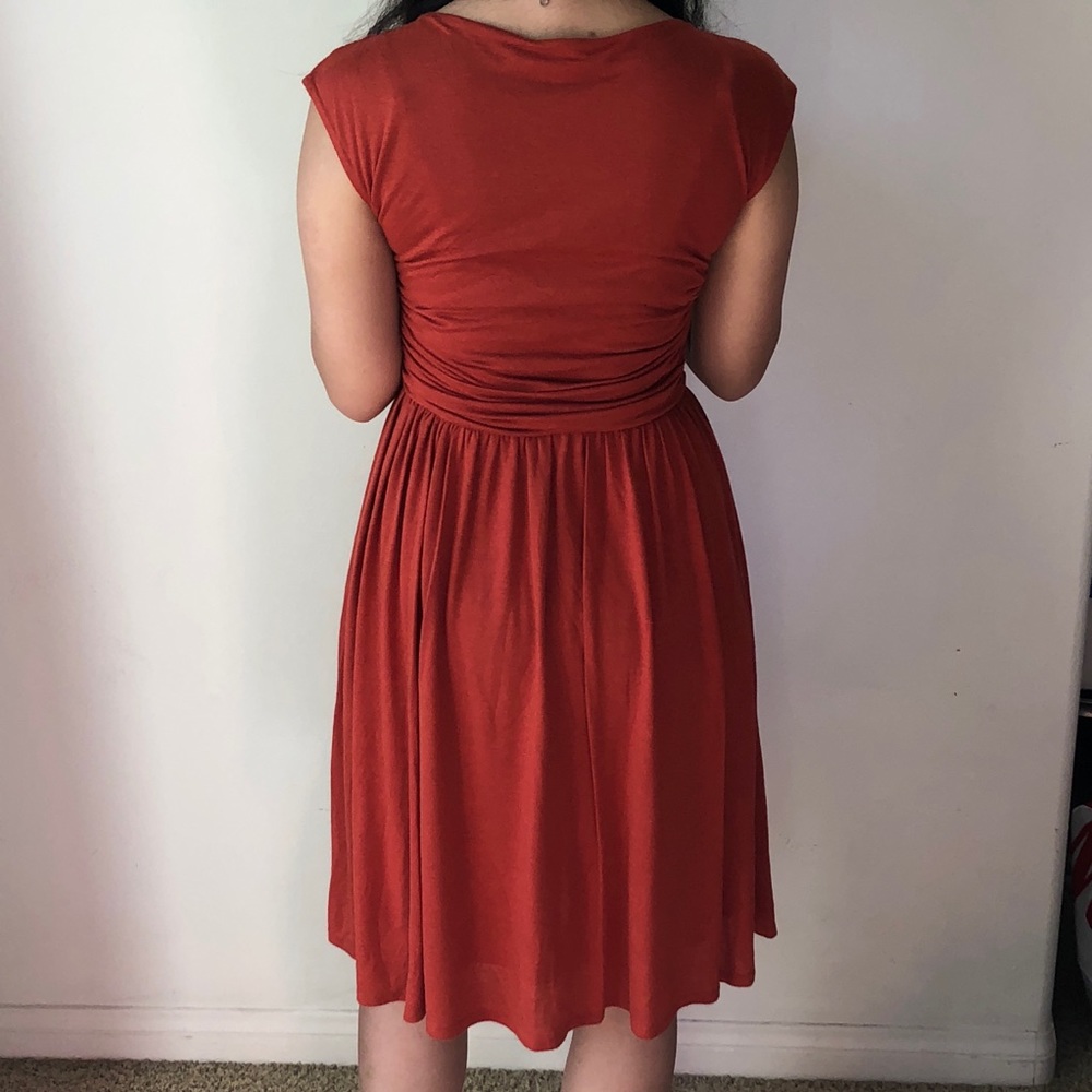 ANTHROPOLOGIE Orange Dress - Picture 2 of 3