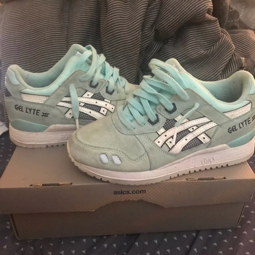 Asics Gel Lyte 3 Blue Womens Size 5.5
