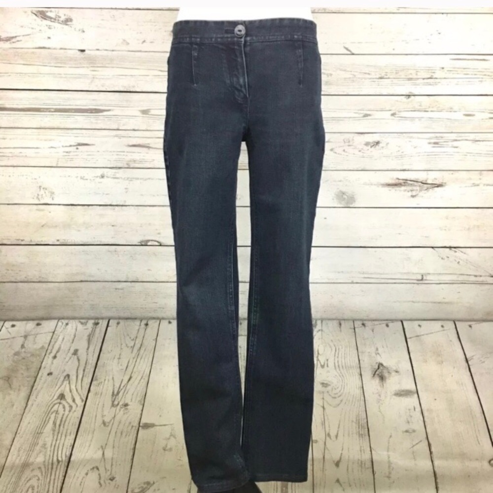 THEORY Dark Wash Skinny Jeans