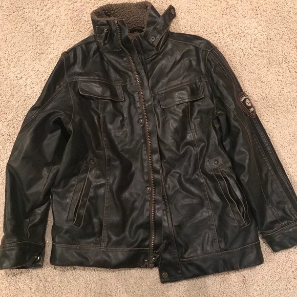 Faux Leather Jackets - Picture 1 of 3