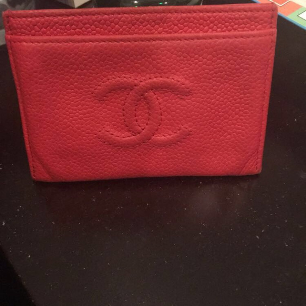Chanel card case
