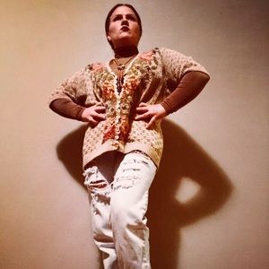 Vintage oversized cardigan sweater