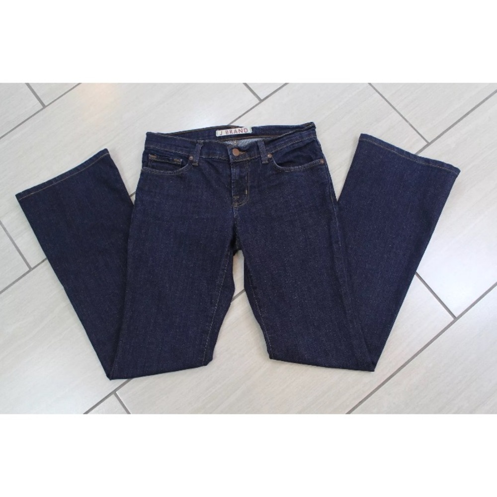 J. Brand Petite dark wash boot Cut Jeans