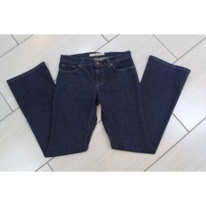 J. Brand Petite dark wash boot Cut Jeans