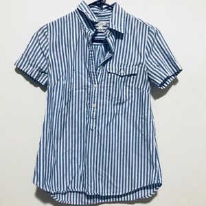 j crew short sleeve button down