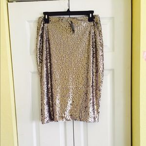 Express sequin skirt NWT
