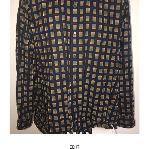 Jhane Barnes Men’s Button Down Shirt - Picture 3 of 6