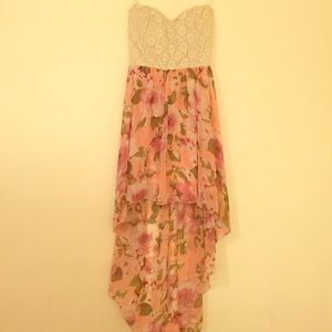 Floral Hi-low dress