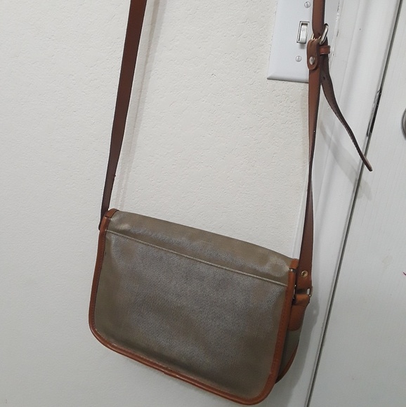 Women's Green Vintage Shoulder Bag - Picture 7 of 8