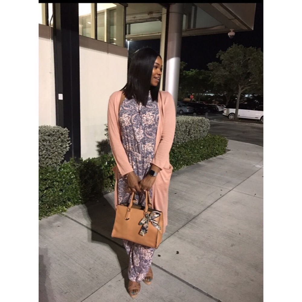 Lovely floral romper.