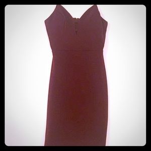 Burgundy dress