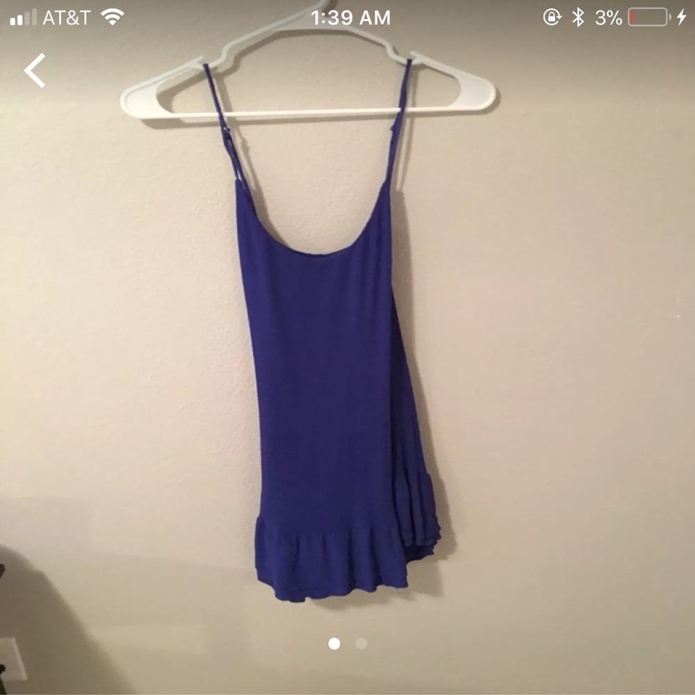 LULU SUPER CUTE BLUE DRESS