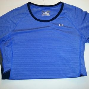 Blue Striped Under Armour Shirt