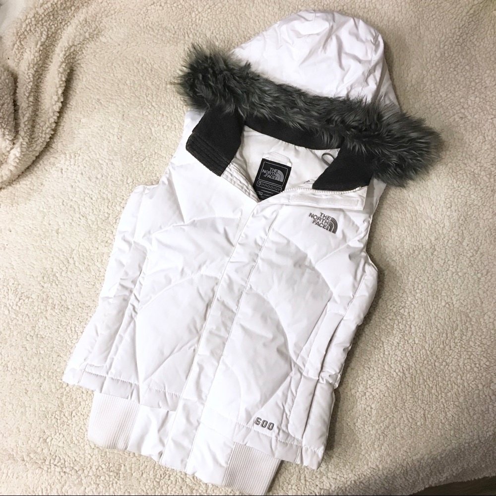 North Face Vest w/ Faux Fur *genuine down* ❄️