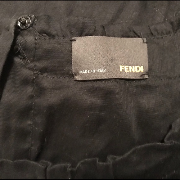 Fendi Light Cotton Mini Dress - Picture 4 of 7