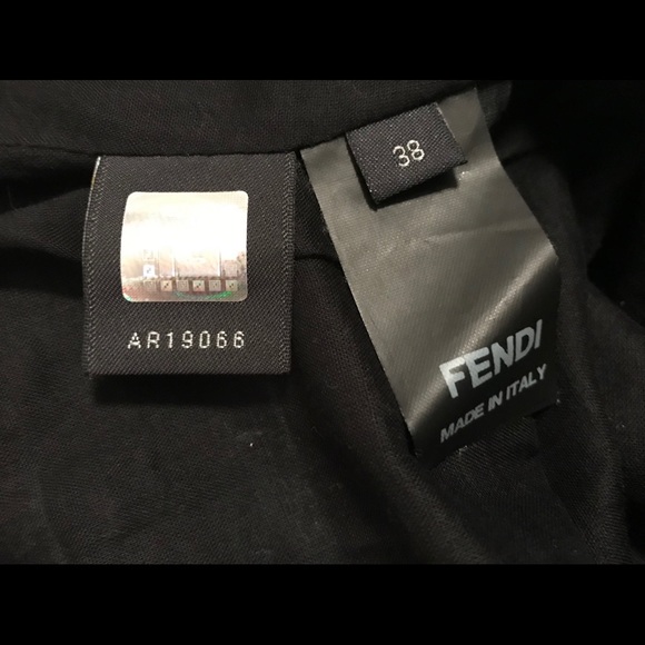 Fendi Light Cotton Mini Dress - Picture 6 of 7