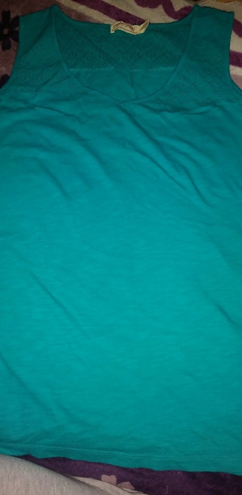 Womens aqua tank top