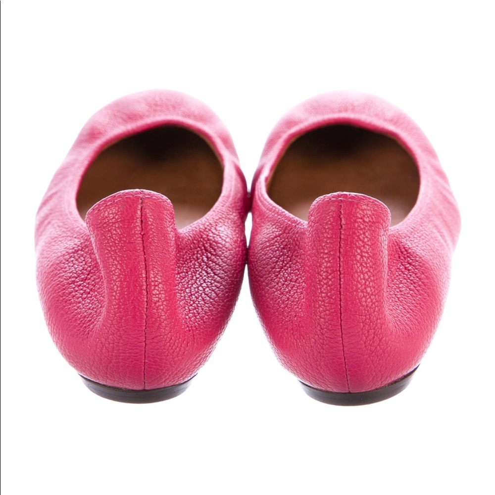 🎉 HP💌 Lanvin Pebbled Leather Ballet Flats - Picture 4 of 6