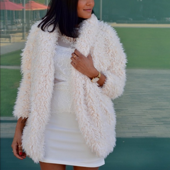 express fluffy jacket