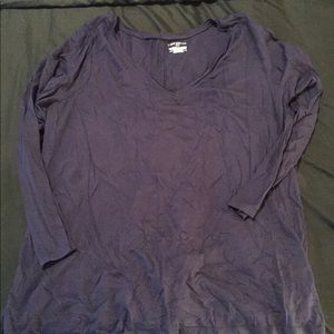 Eggplant Lane Bryant long sleeve t-shirt