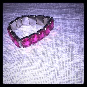 Pink jewel bracelet