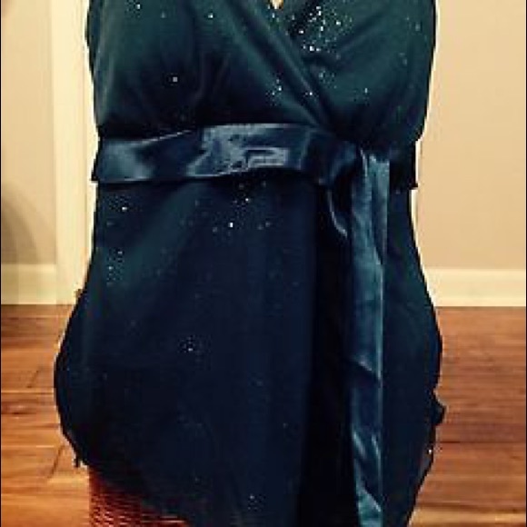 * S * O * L * D *         Camisole Top Studio 1940 Shimmering Emerald Green - Picture 2 of 3