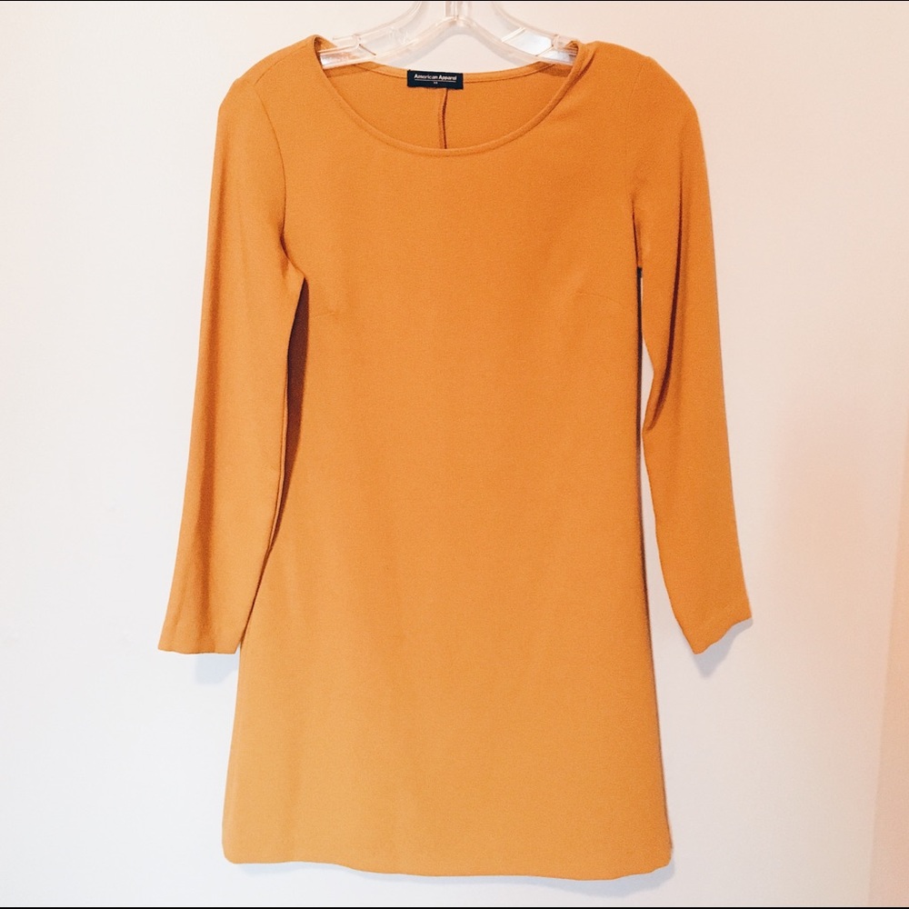 Mustard Yellow Fitted Dress
