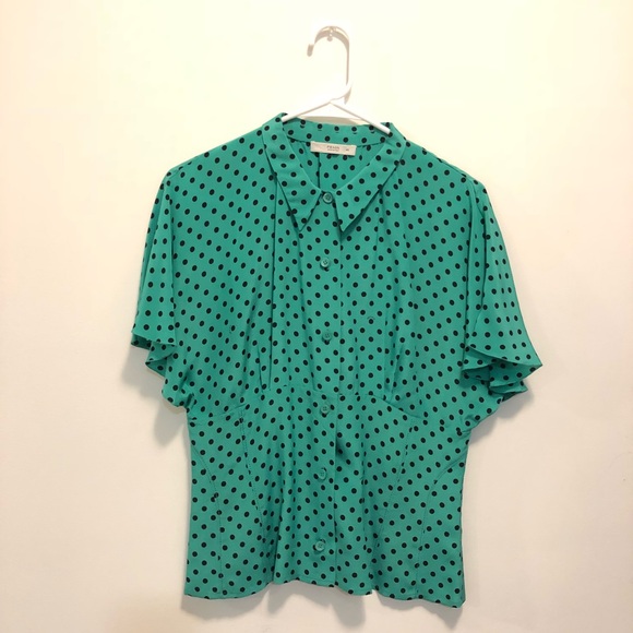 PRADA Silk Polkadot Blouse - Picture 4 of 8