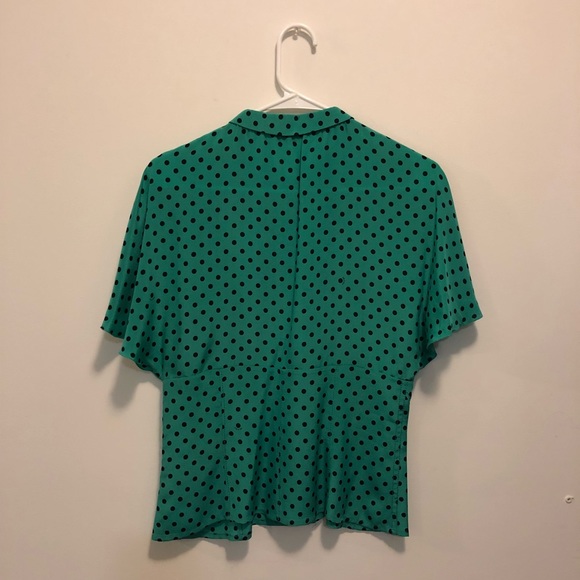 PRADA Silk Polkadot Blouse - Picture 5 of 8