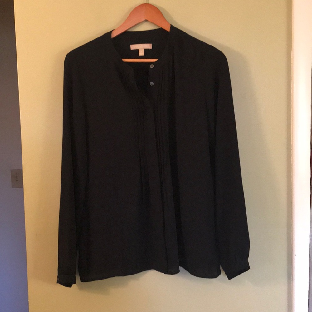 Banana Republic black blouse