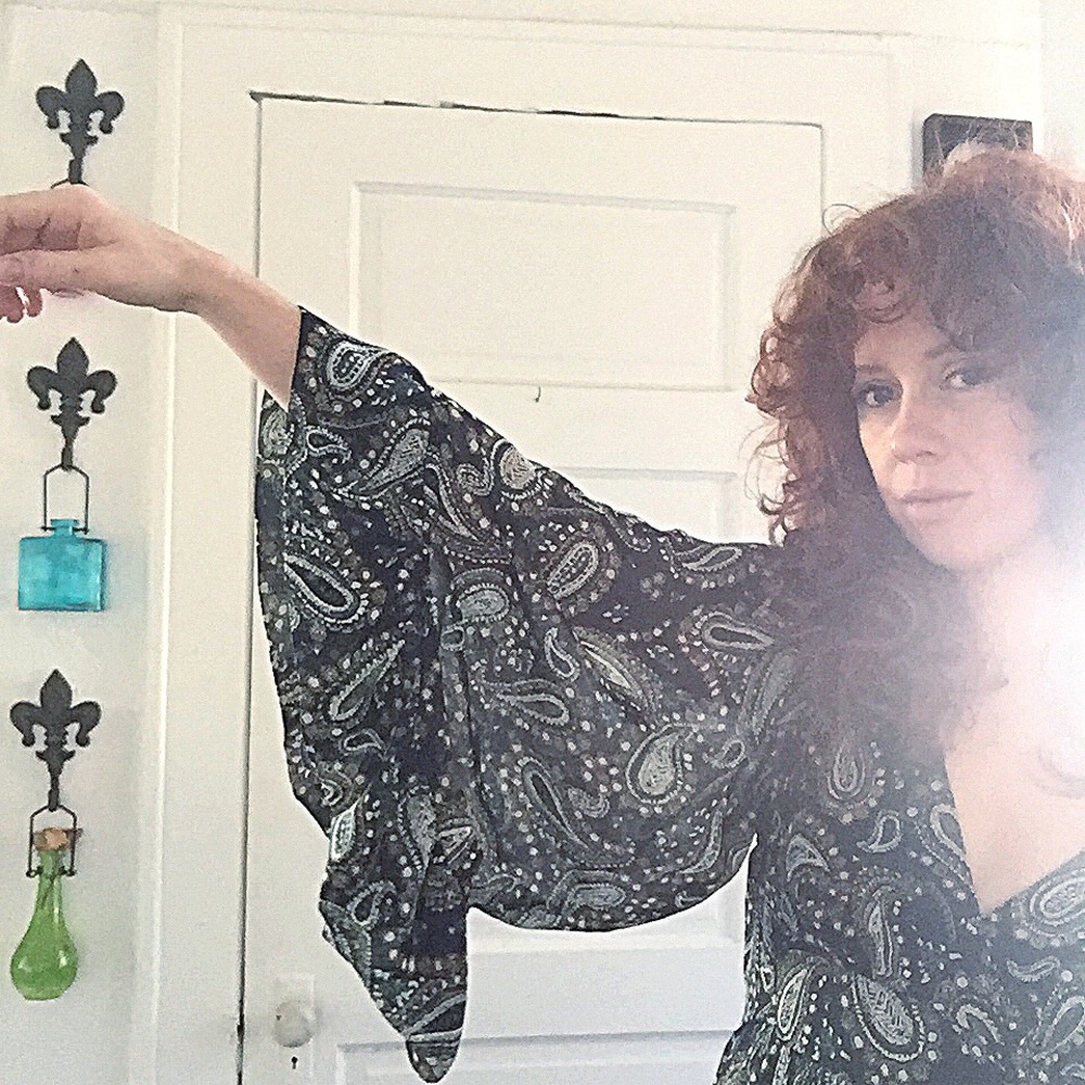 Betsey Johnson Bambi Dress in Blue Paisley Print