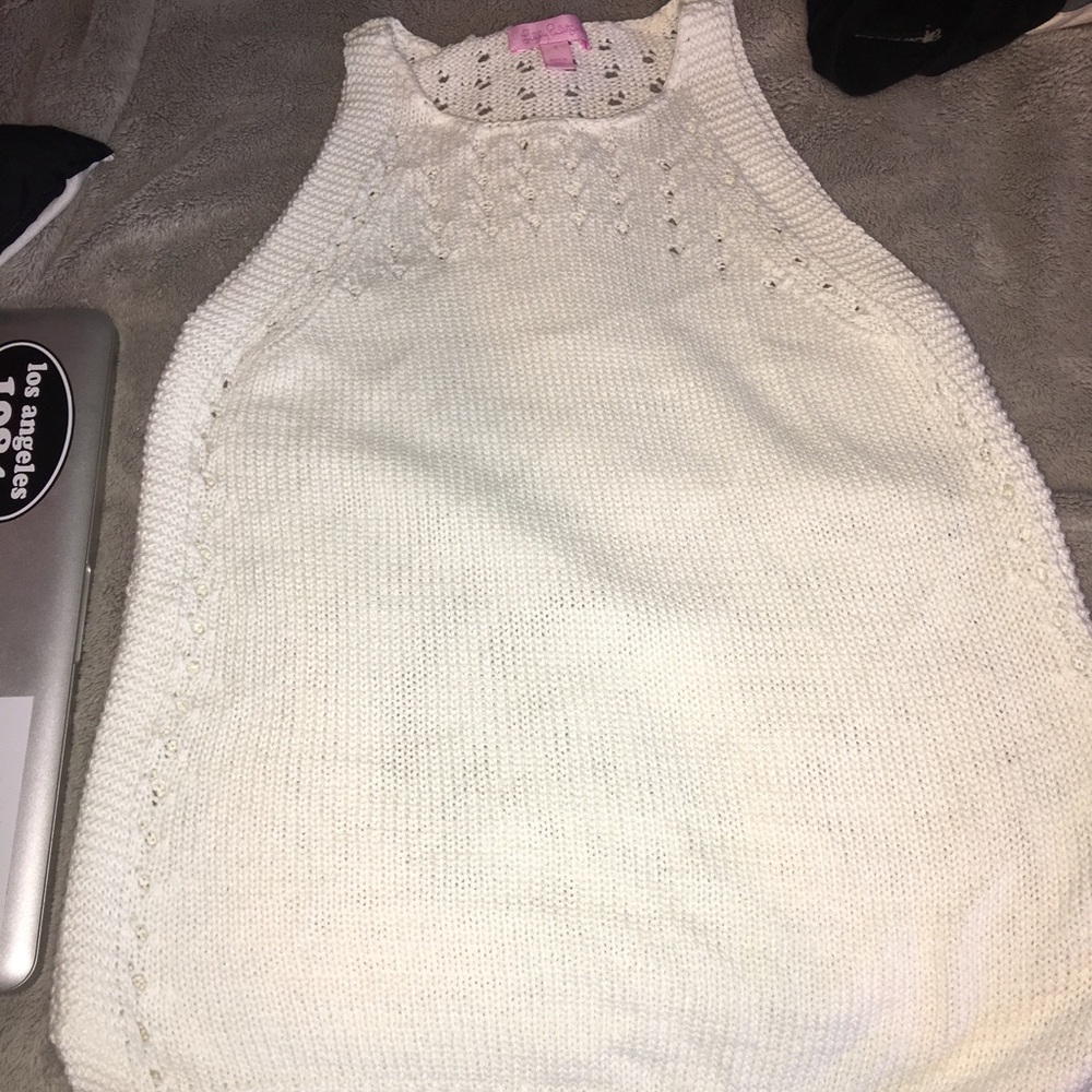Lilly Pulitzer white knitted top