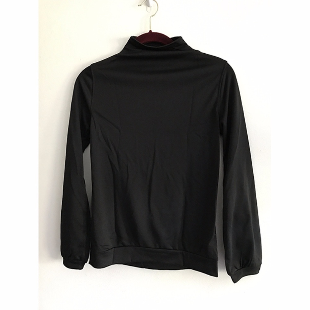 Ailin Milford Athletic Turtle Neck Black Top XS - Picture 1 of 8