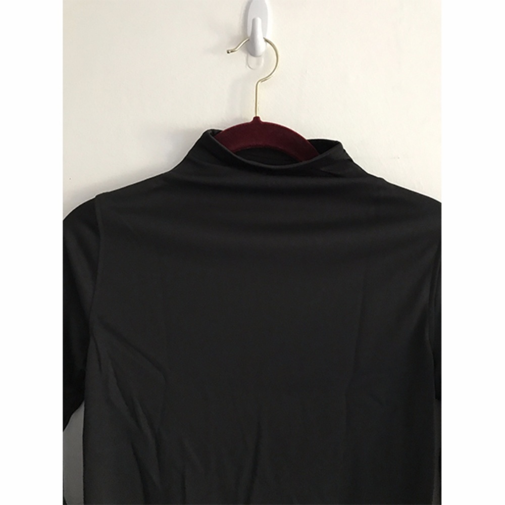 Ailin Milford Athletic Turtle Neck Black Top XS - Picture 3 of 8
