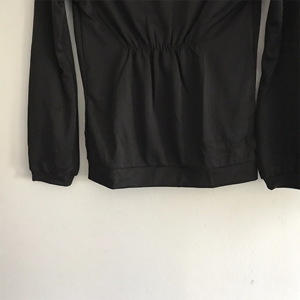 Ailin Milford Athletic Turtle Neck Black Top XS - Picture 6 of 8