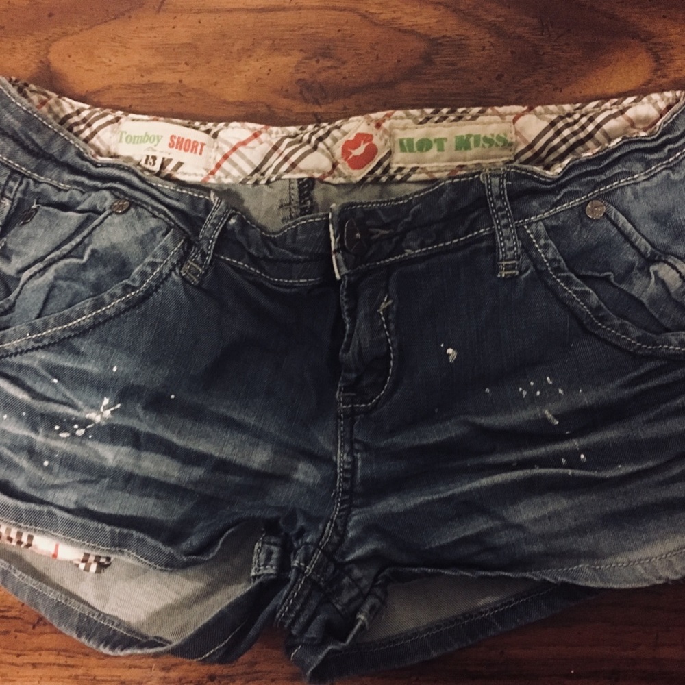 Hot Kiss Tomboy Denim Shorts Size 13