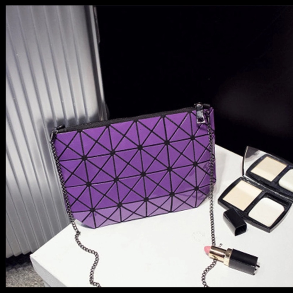 Geometric Clutch Purse
