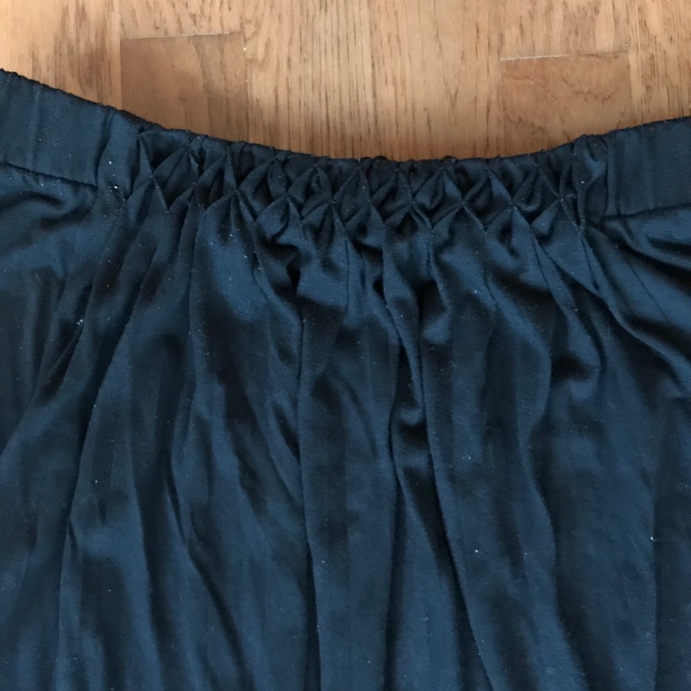 Black maxi skirt