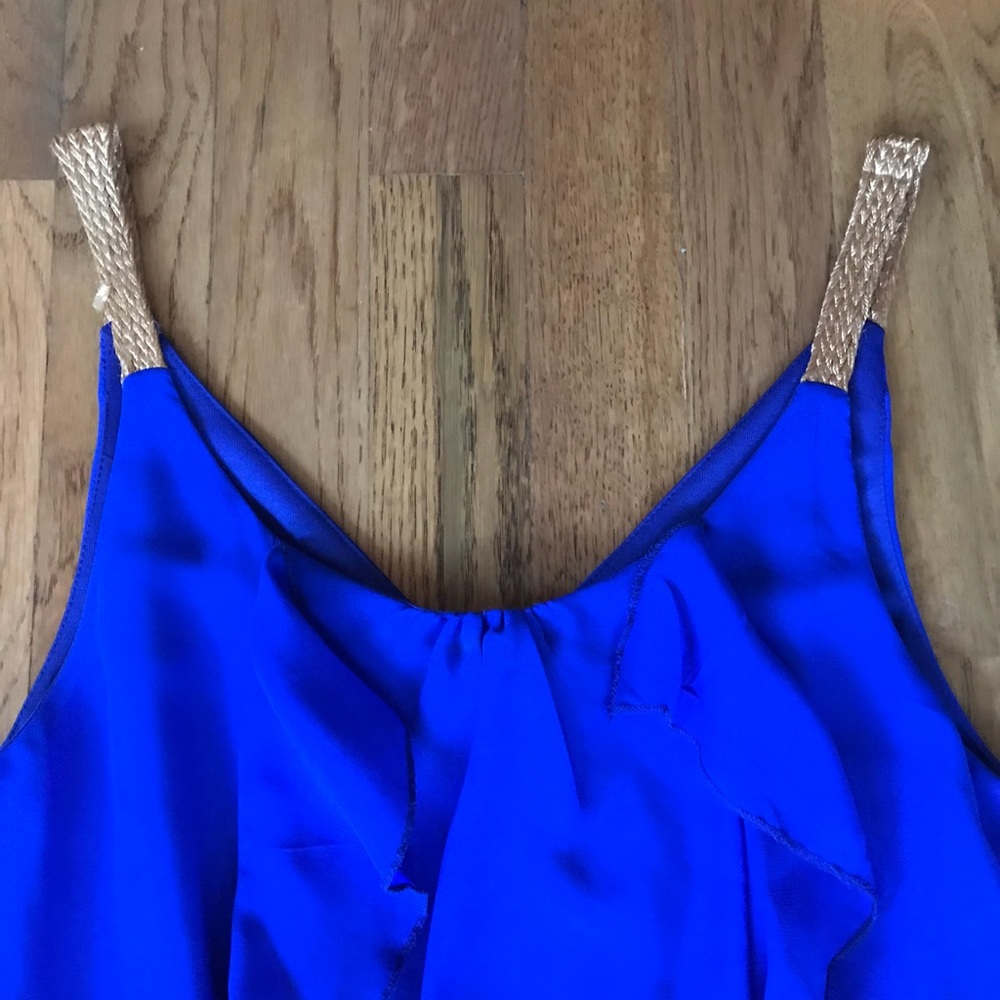 Intense blue dress