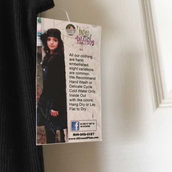 Brand New Olive and Plums Girls Dress - Picture 3 of 4