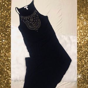 Liz Lange Black Tank Maxi Dress