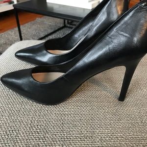 Vince Camuto Black Leather Heels