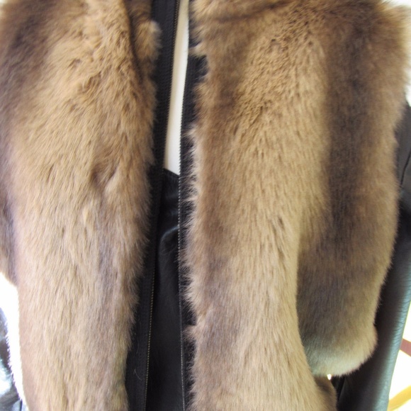Women's Large Faux Mink Fur Vest by Lisa - Picture 6 of 8